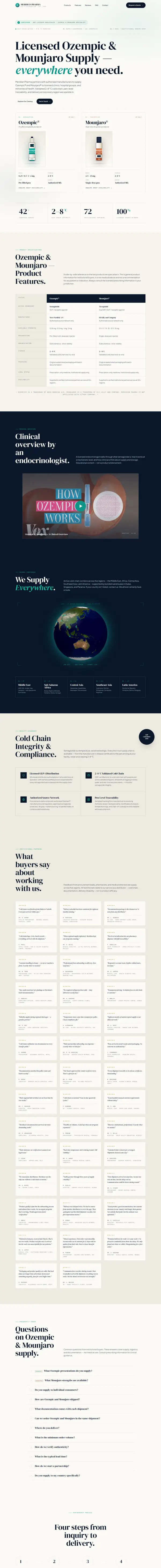 Meridian Pharma web sitesi