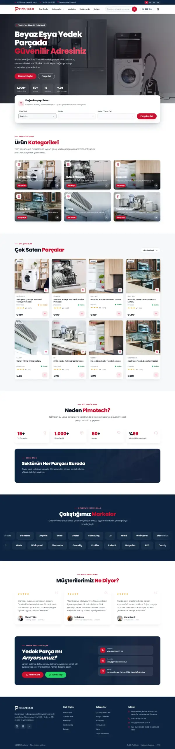 Pimotech web sitesi