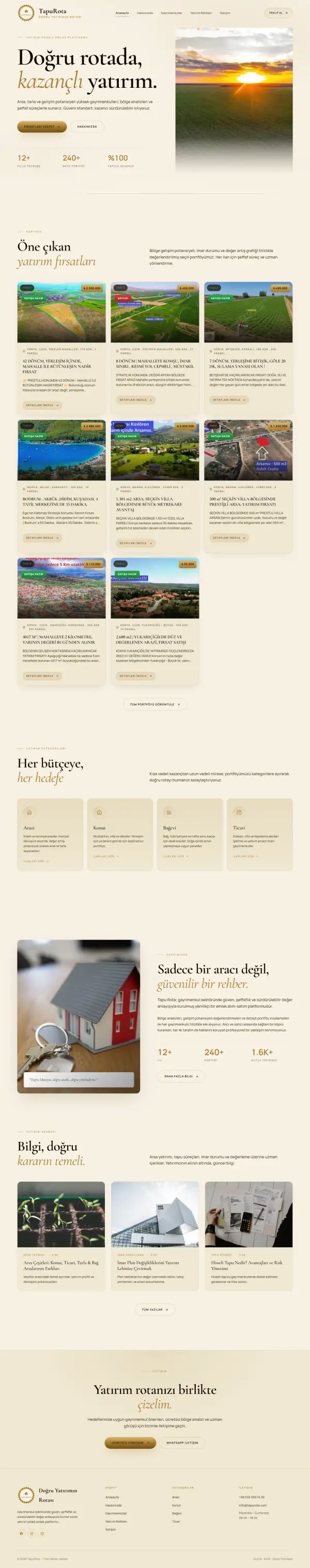 Tapu Rota web sitesi